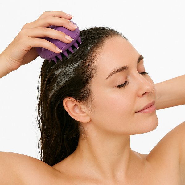 FOLIGAIN Päänahan hoito kuorinta & hieroja violetissa