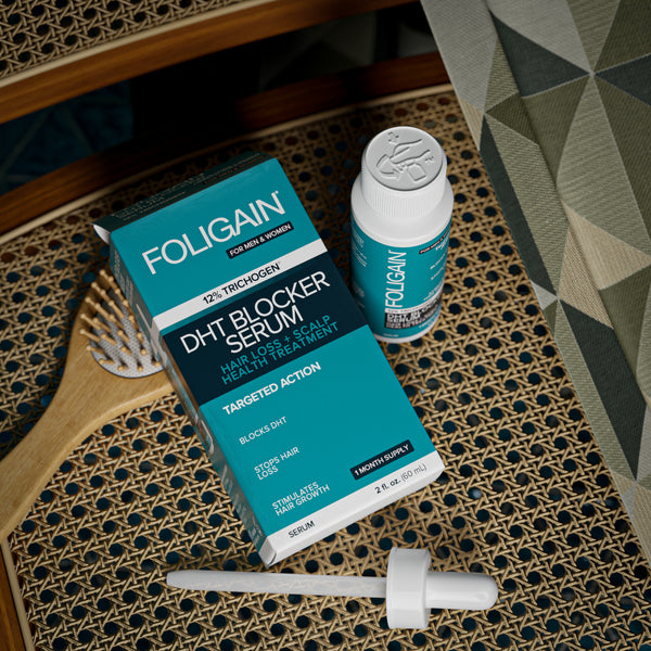 FOLIGAIN Hair Regrowth DHT Blocker -seerumi, jossa on 12 % Trichogen®
