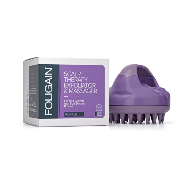 FOLIGAIN Päänahan hoito kuorinta & hieroja violetissa